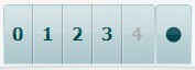 Soft key numbers in Diagnostic Suite. 0, 1, 2, 3 and store are available options, while 4 is greyed out.