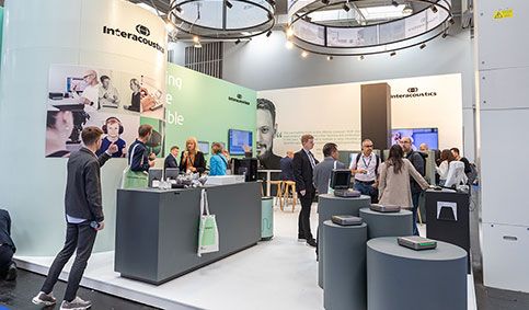 Interacoustics booth at EUHA 2022