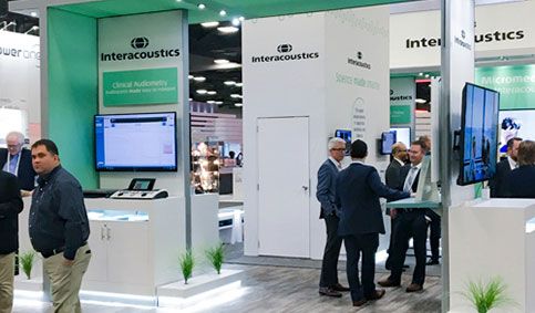 Interacoustics AAA audiology conference booth