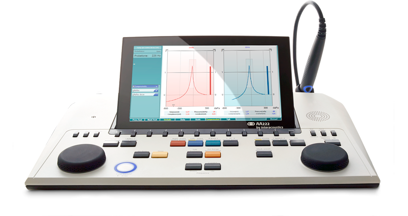 AA222 tympanometer and audiometer